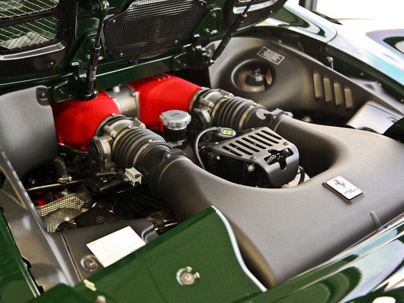 Illustration for article titled I Can't Stop Staring At This Green Ferrari 458